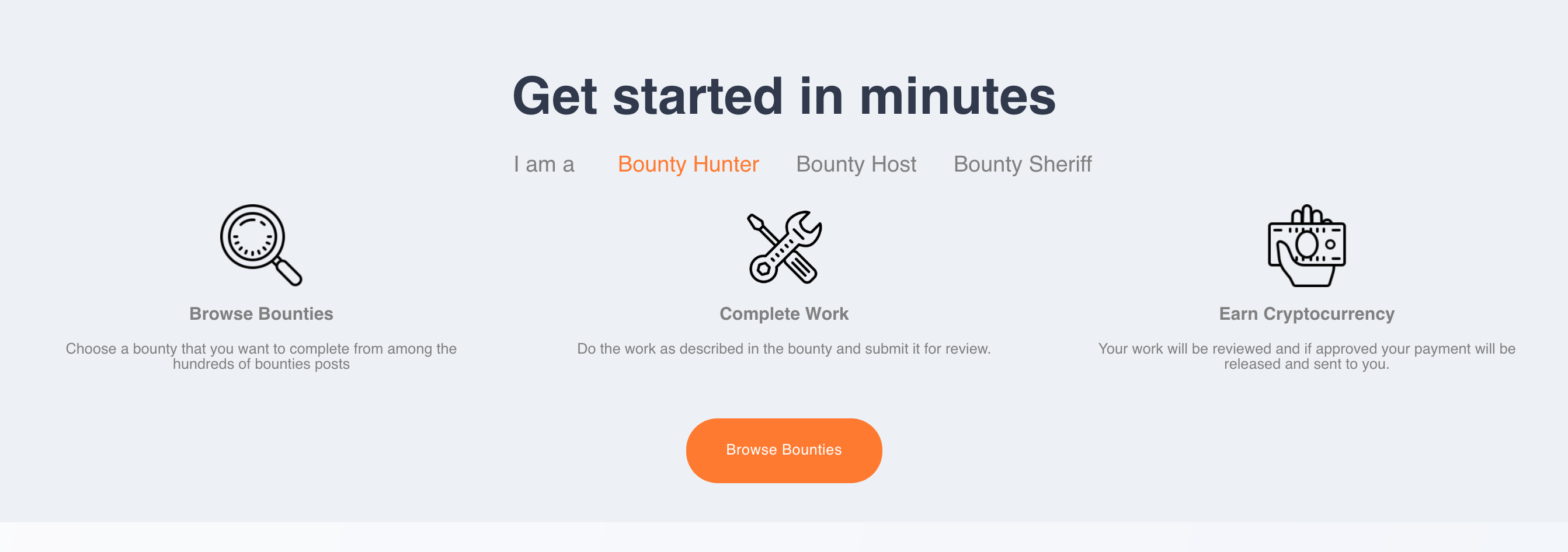 Bounty0x Call To Action component screenshot