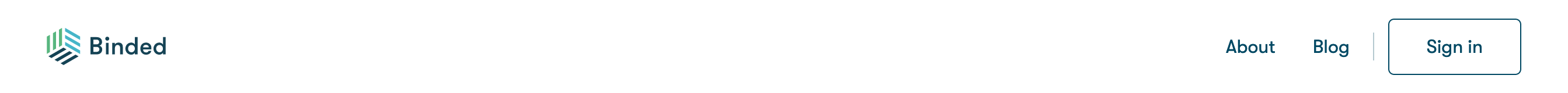 Binded Header component screenshot