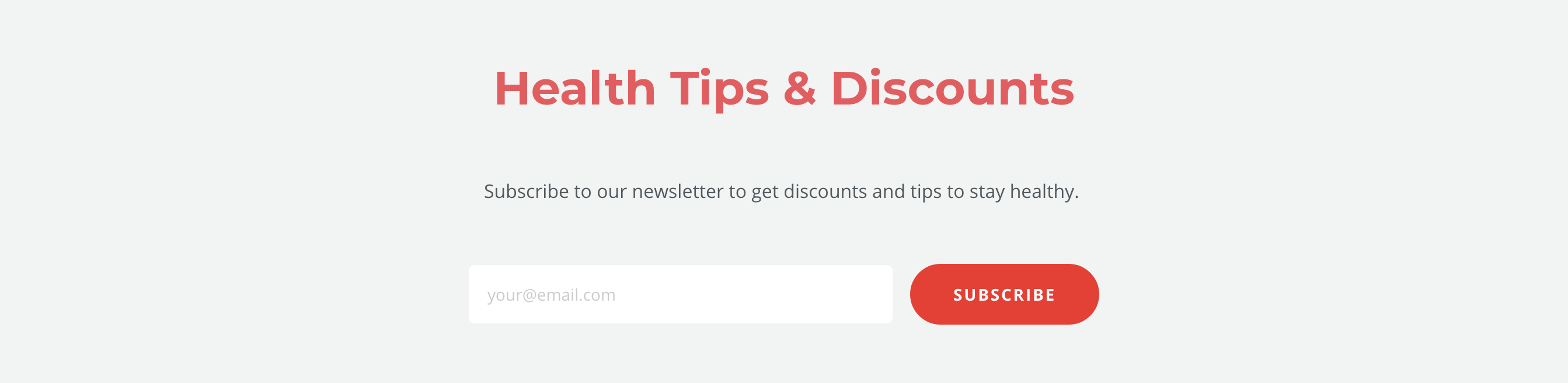 Sickdaybox Newsletter component screenshot