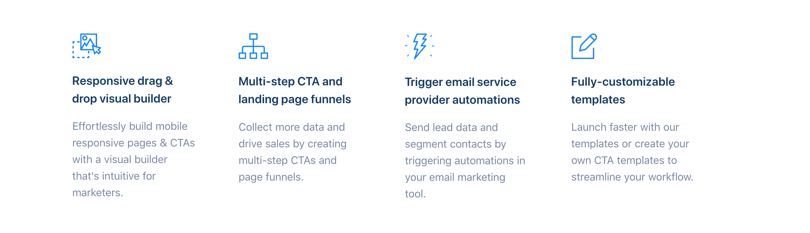 Convertflow Feature component screenshot