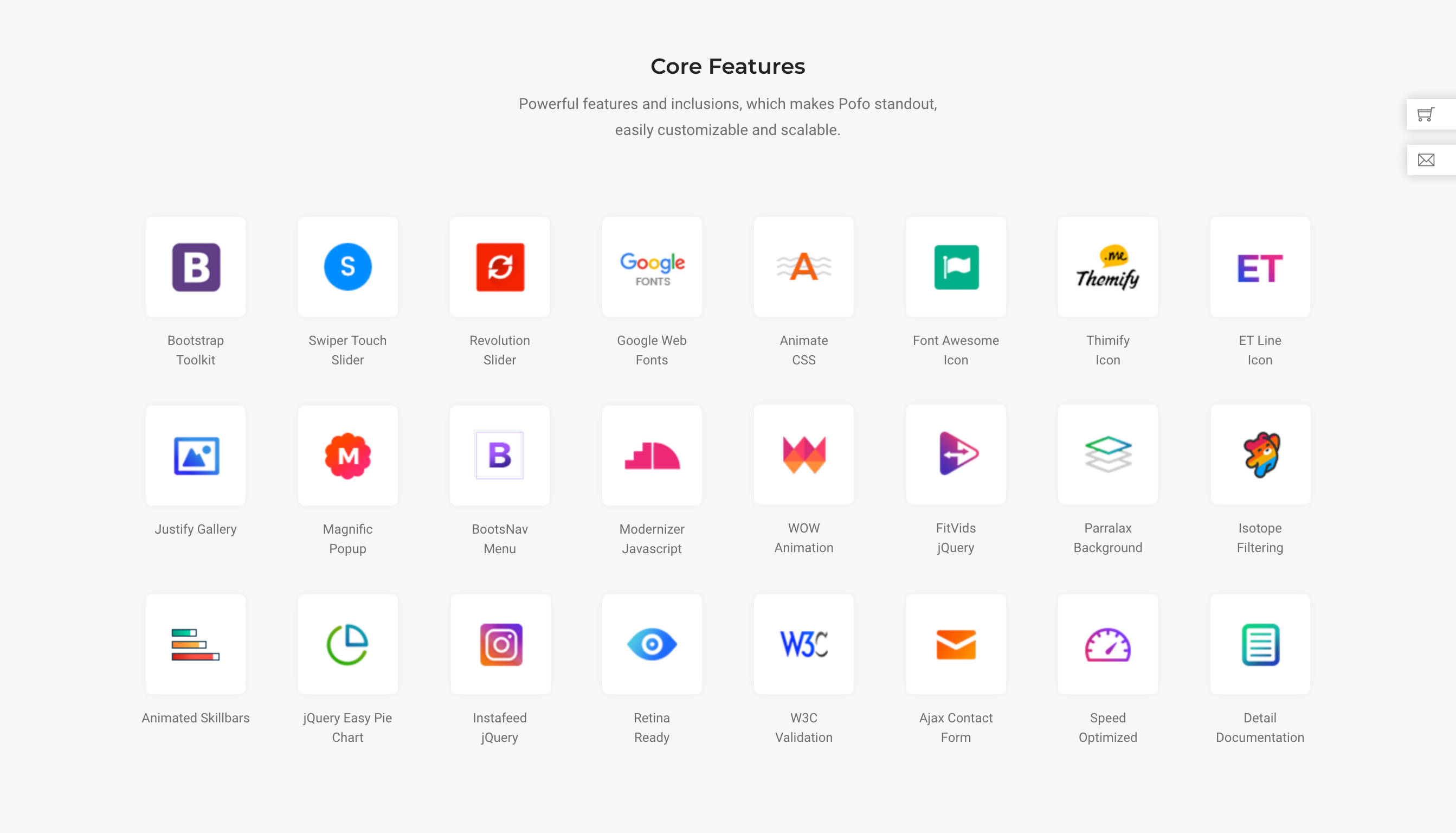 Themezaa Intergrations component screenshot