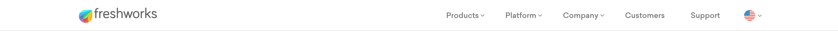 Freshdesk Header component screenshot