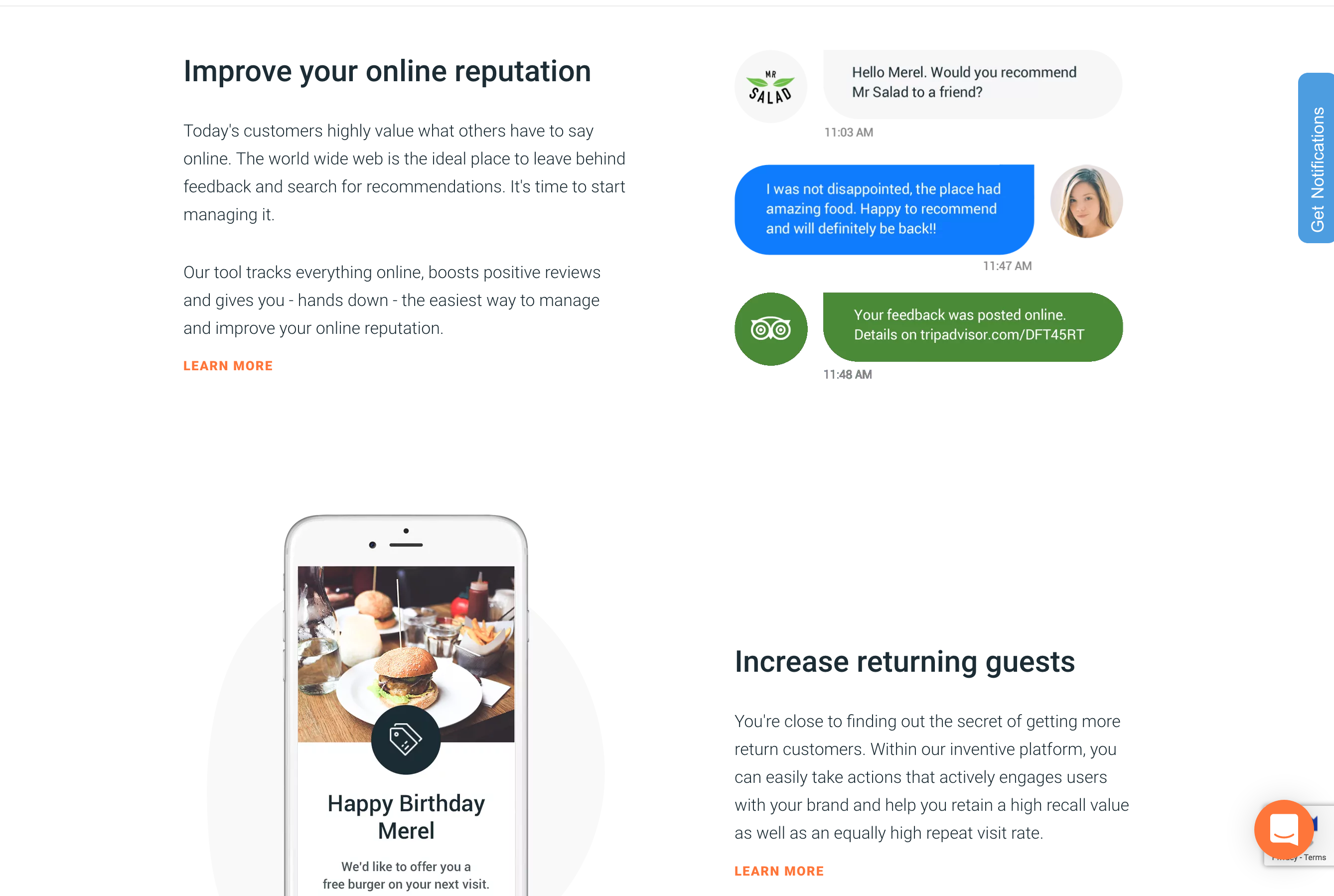 Spotonwifi Feature component screenshot