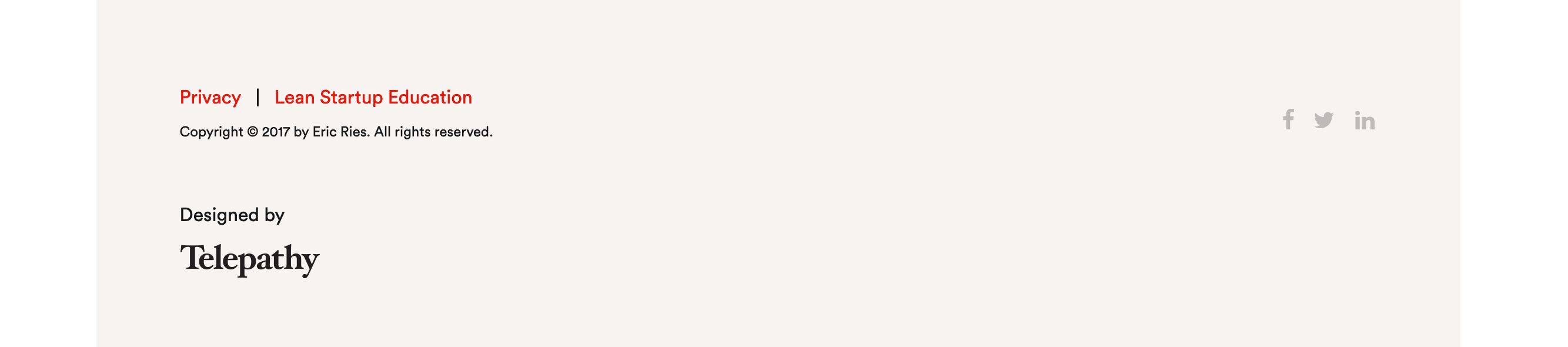 Thestartupway Footer component screenshot