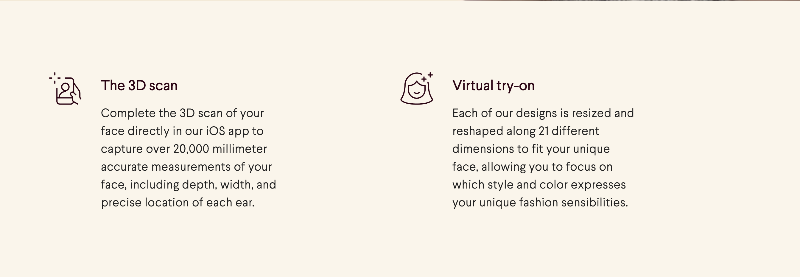 Topologyeyewear Feature component screenshot