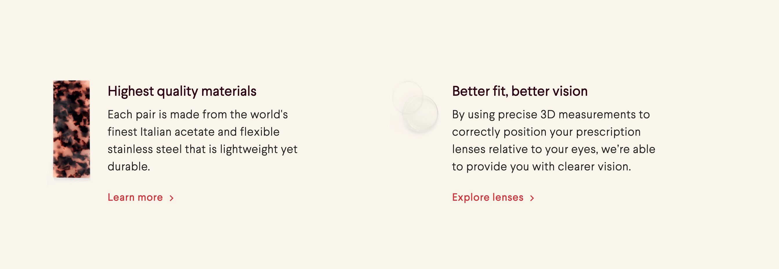 Topologyeyewear Content component screenshot