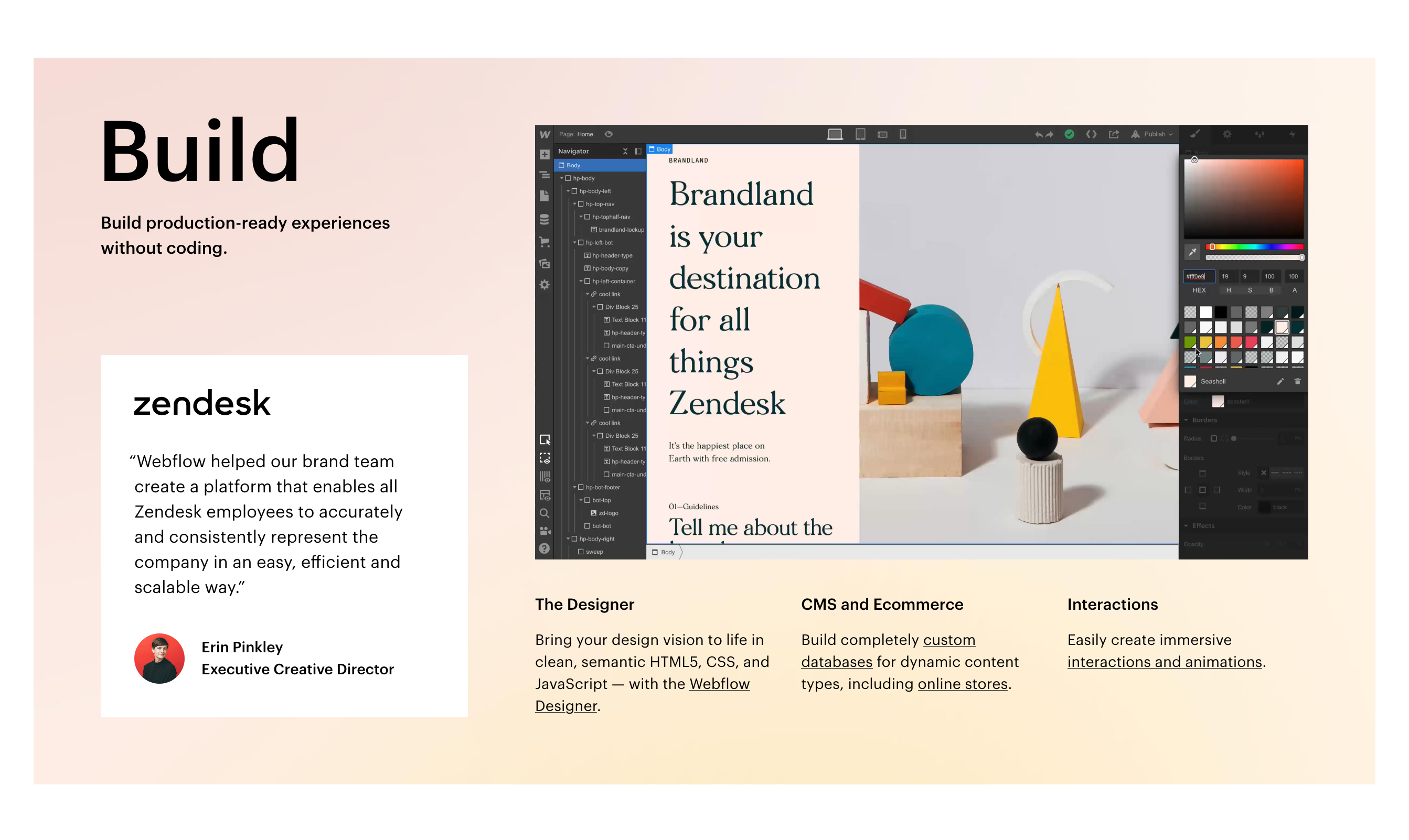 Webflow Feature component screenshot
