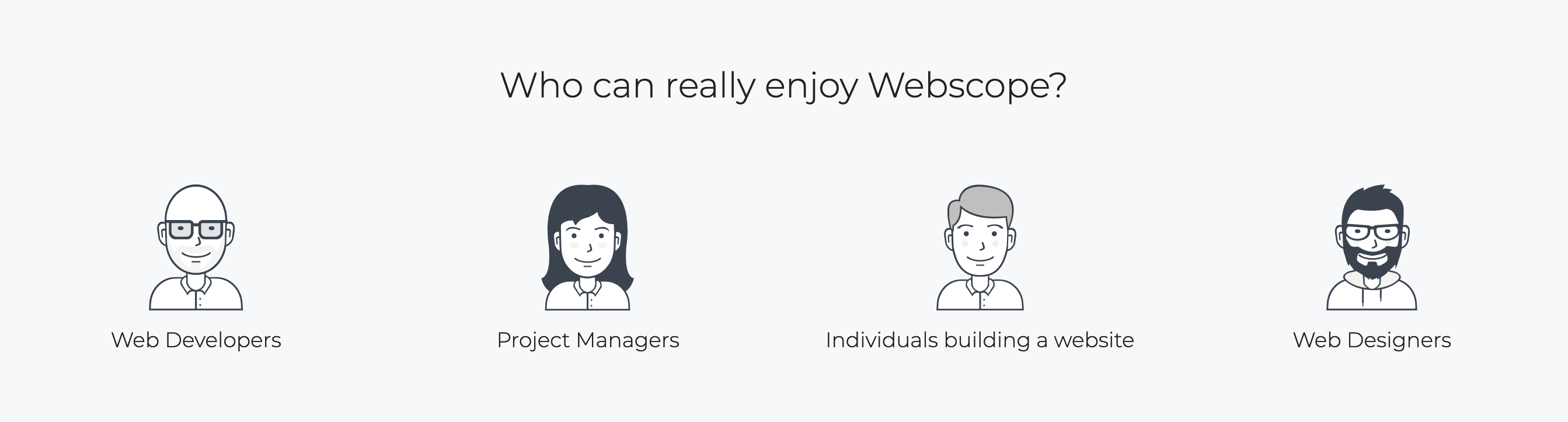 Webscopeapp Audience component screenshot