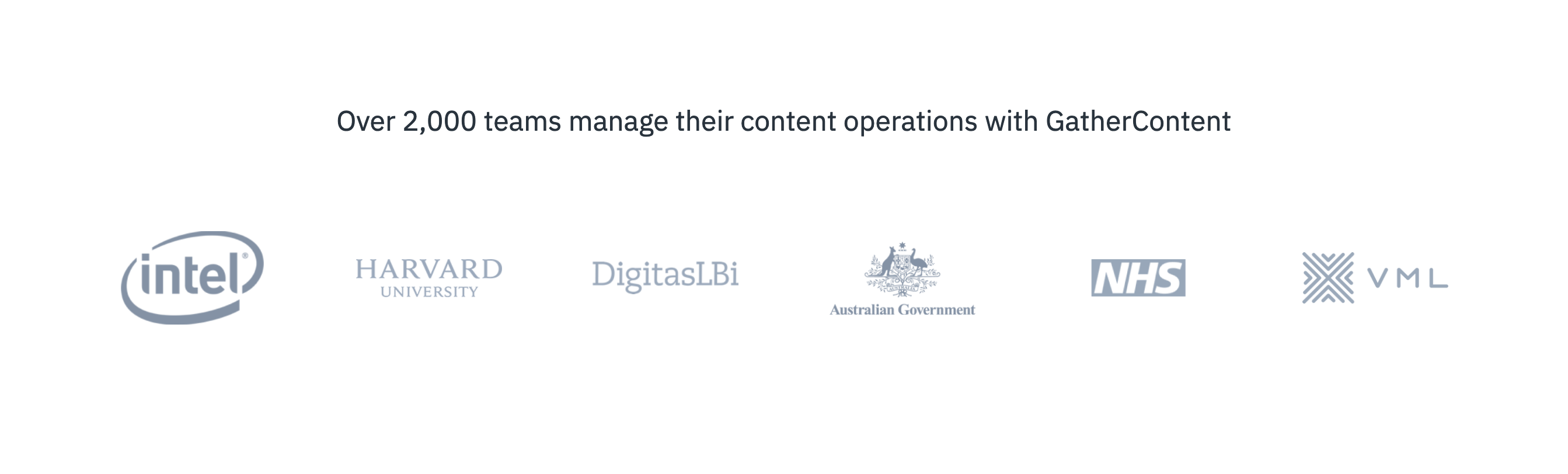 Gathercontent Logo Cloud component screenshot