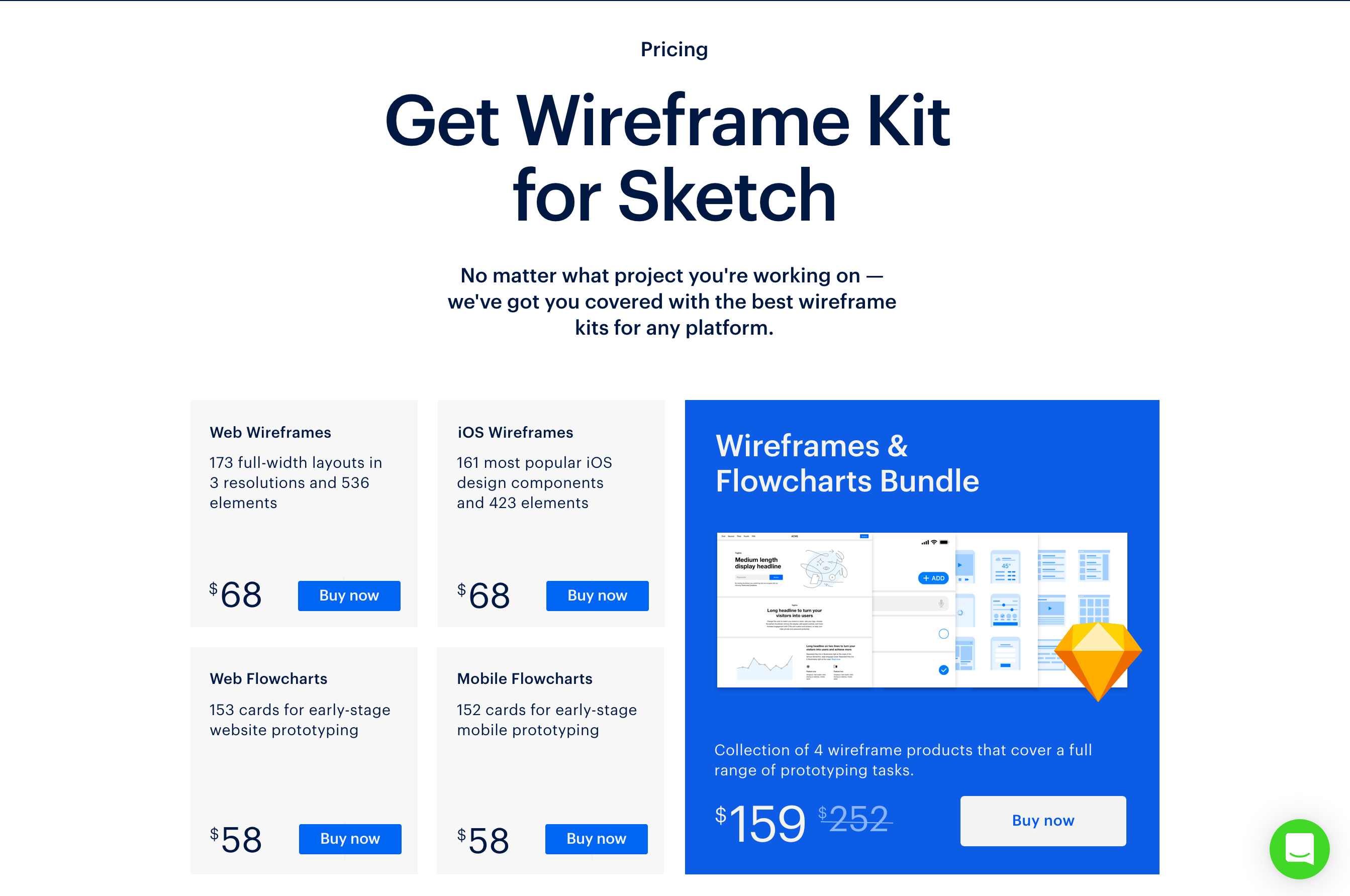 Platforma 2 Pricing component screenshot