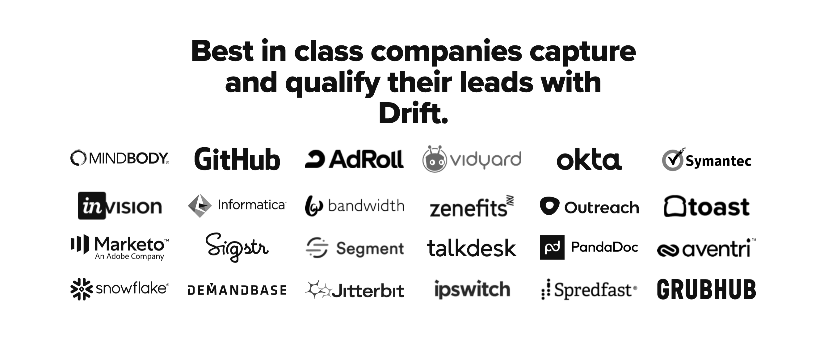 Drift Logo Cloud component screenshot