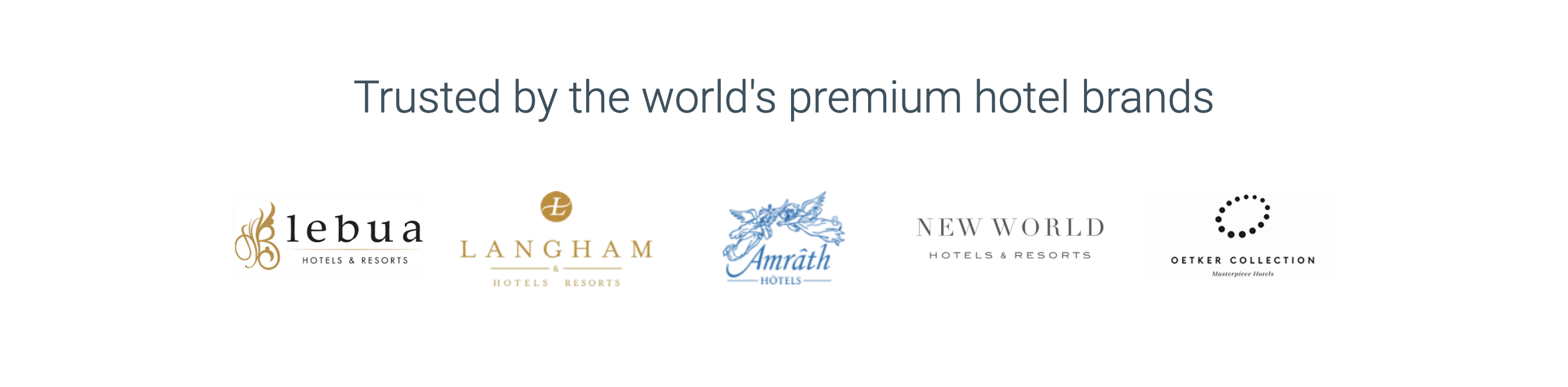 Hotelchamp Logo Cloud component screenshot