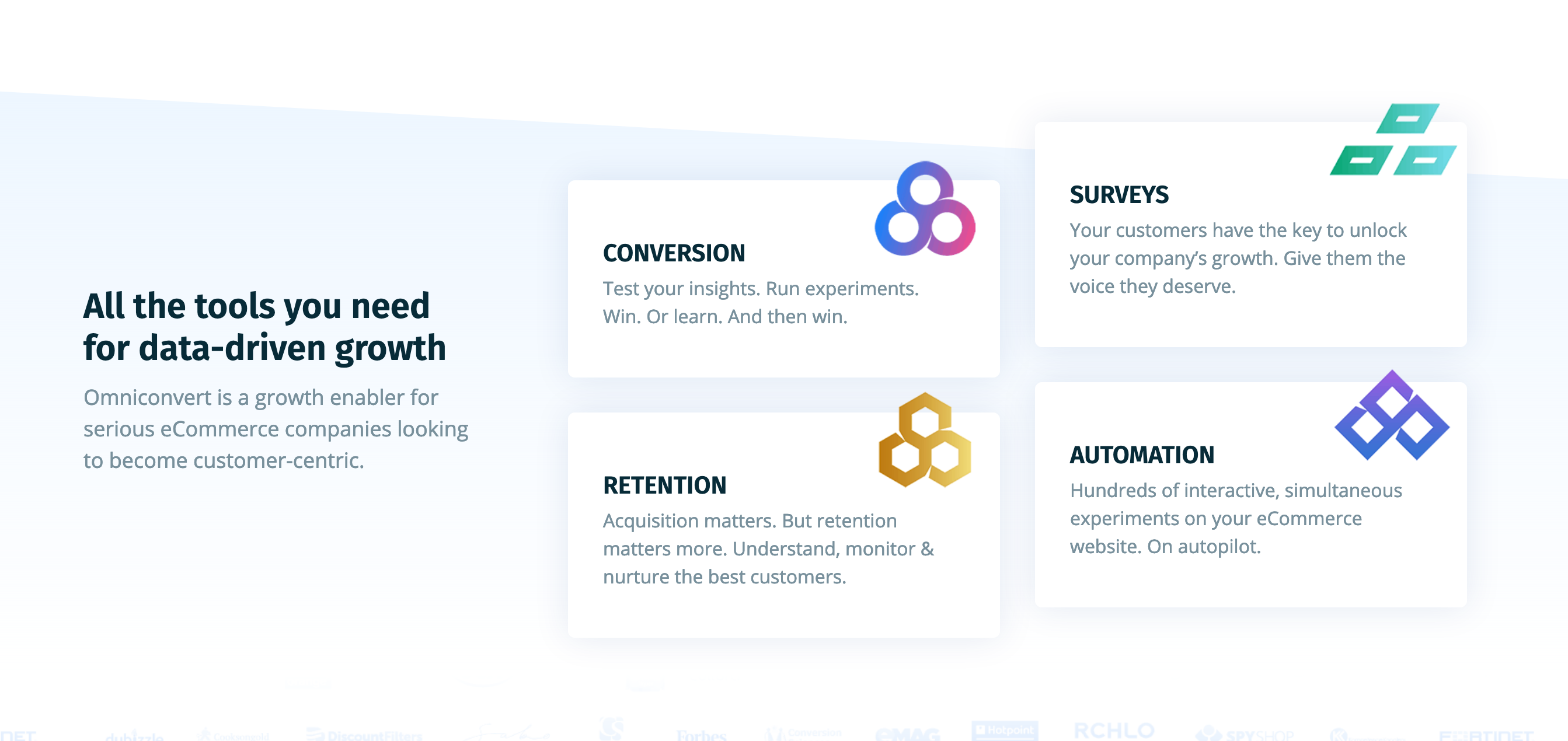 Omniconvert Feature component screenshot