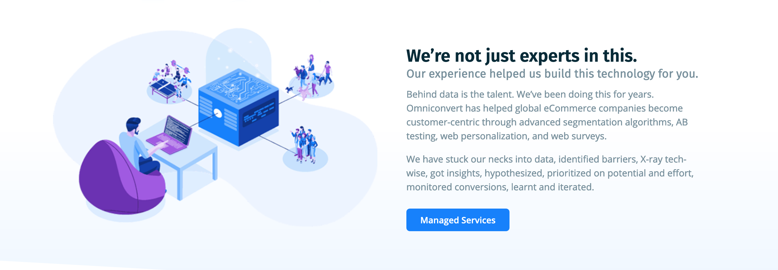 Omniconvert Content component screenshot