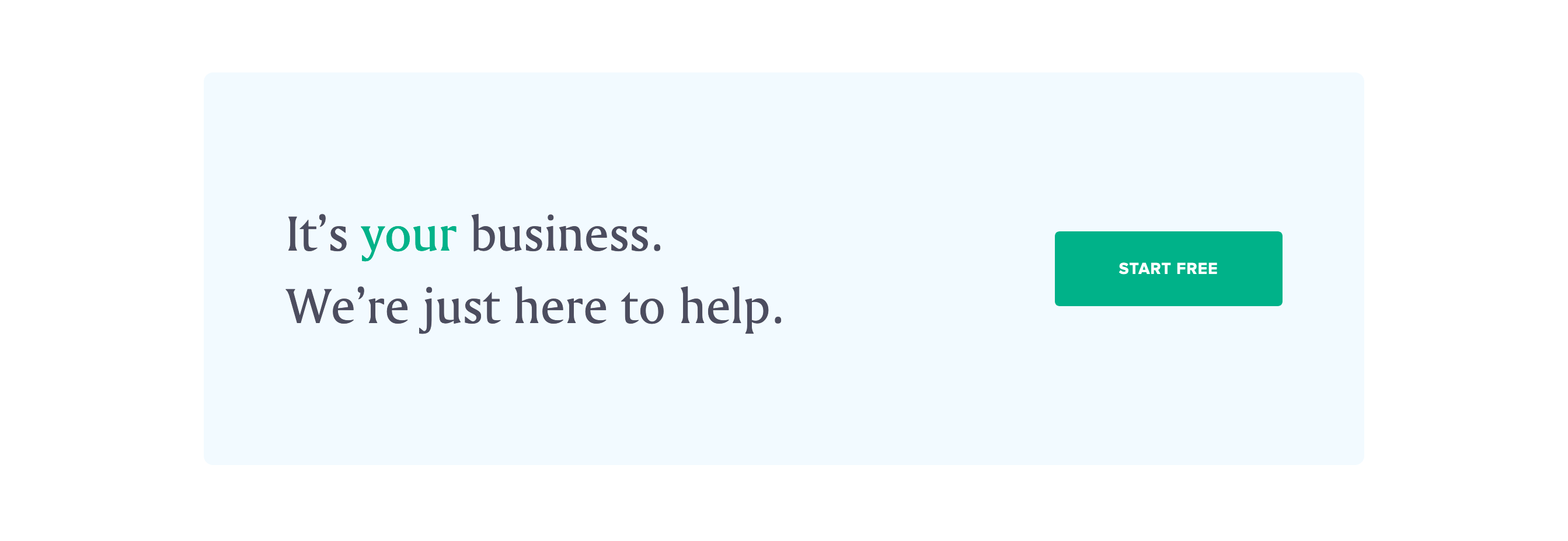 Bonsai Call To Action component screenshot
