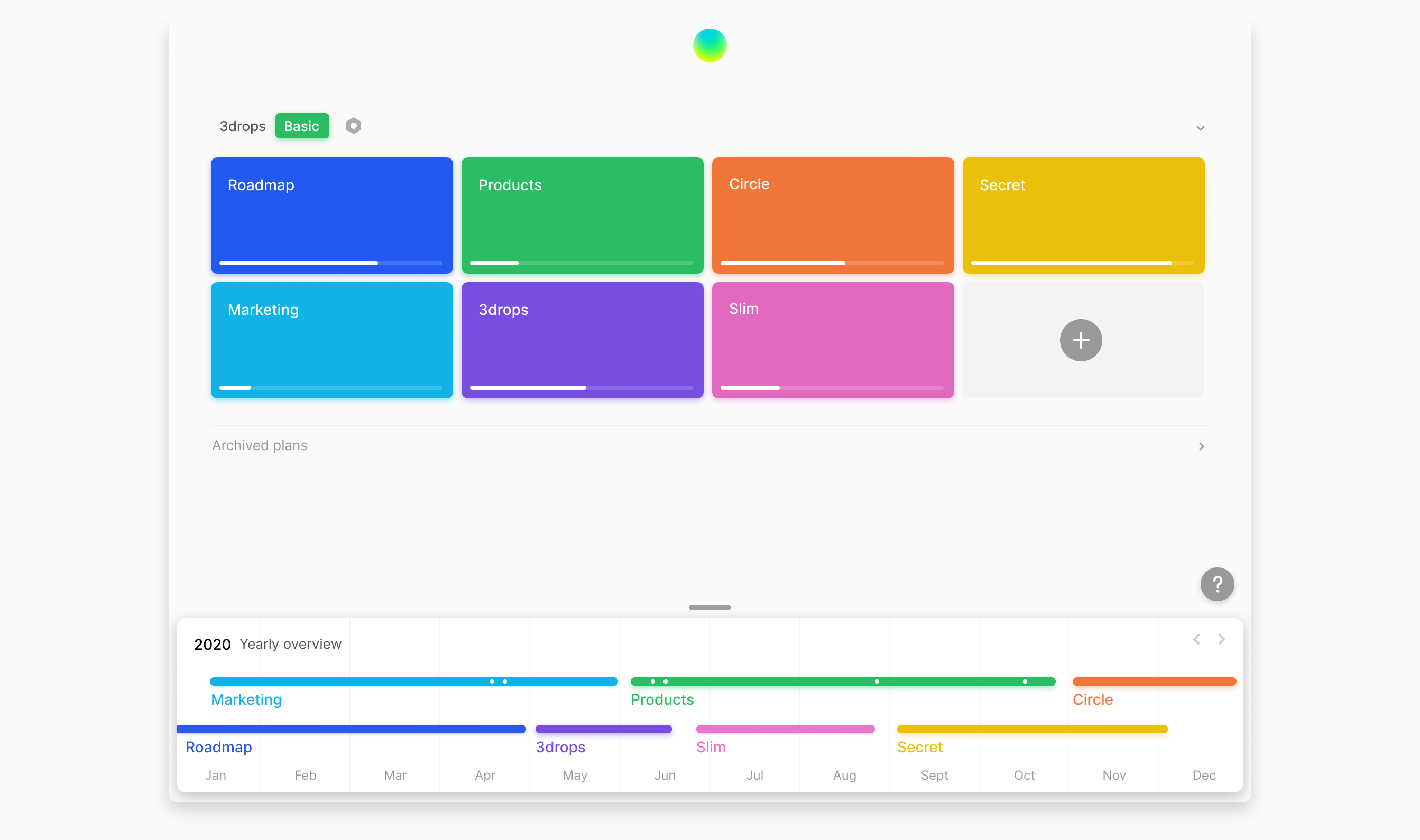 Onroadmap Feature component screenshot