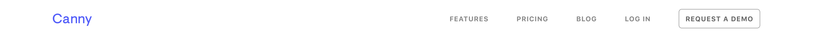 Canny Header component screenshot