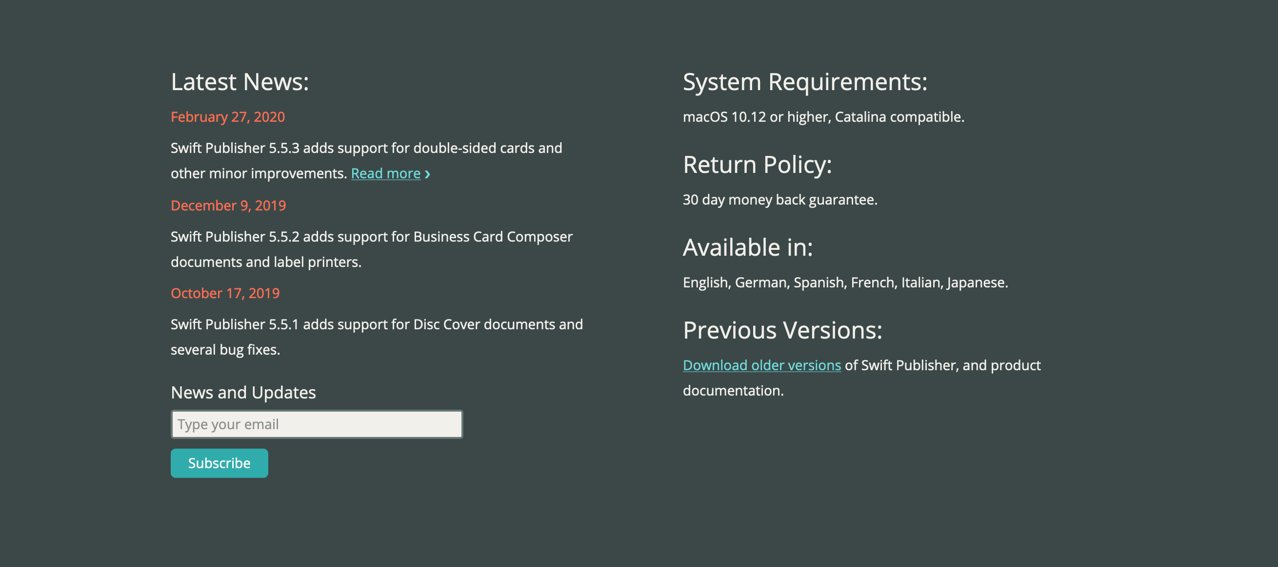 Belightsoft Blog component screenshot