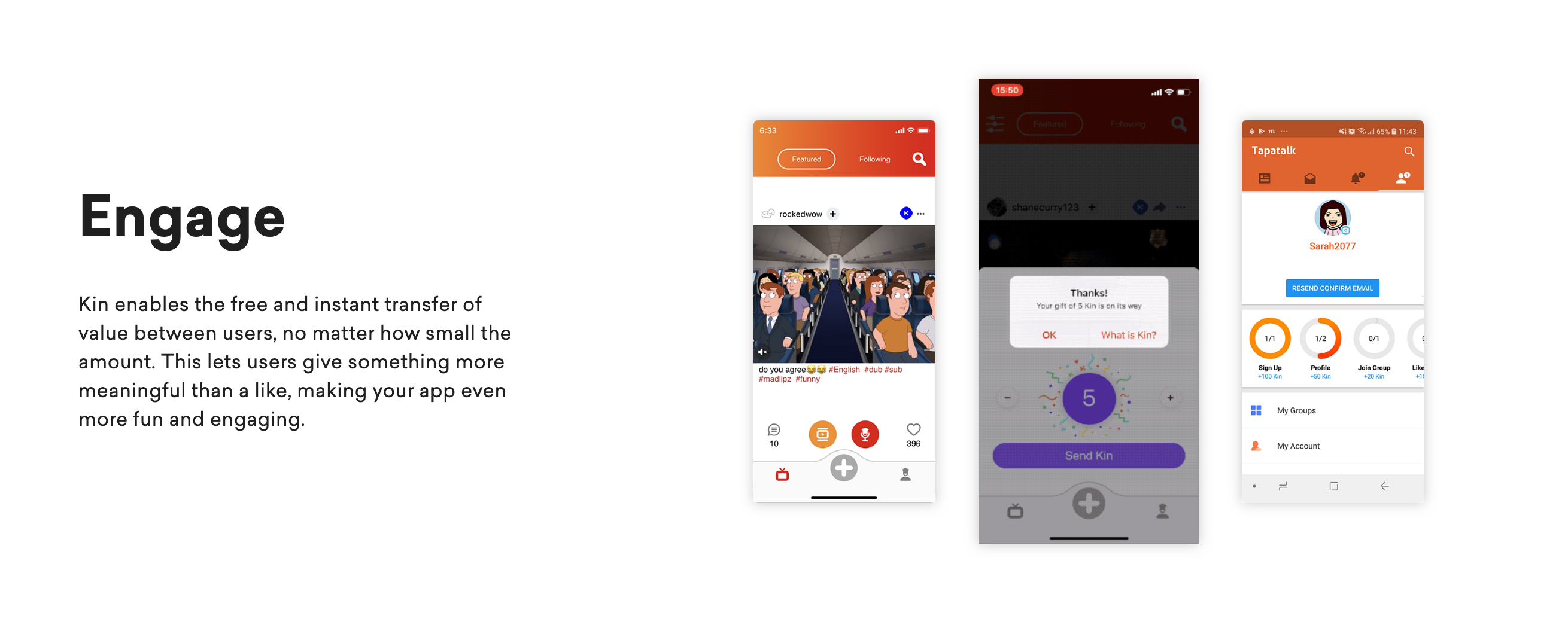 Kin Feature component screenshot
