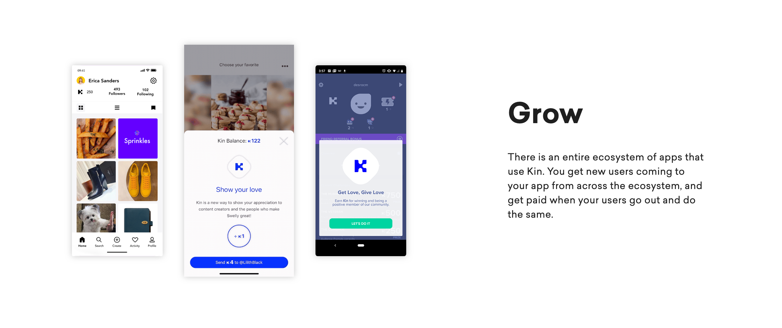 Kin Feature component screenshot