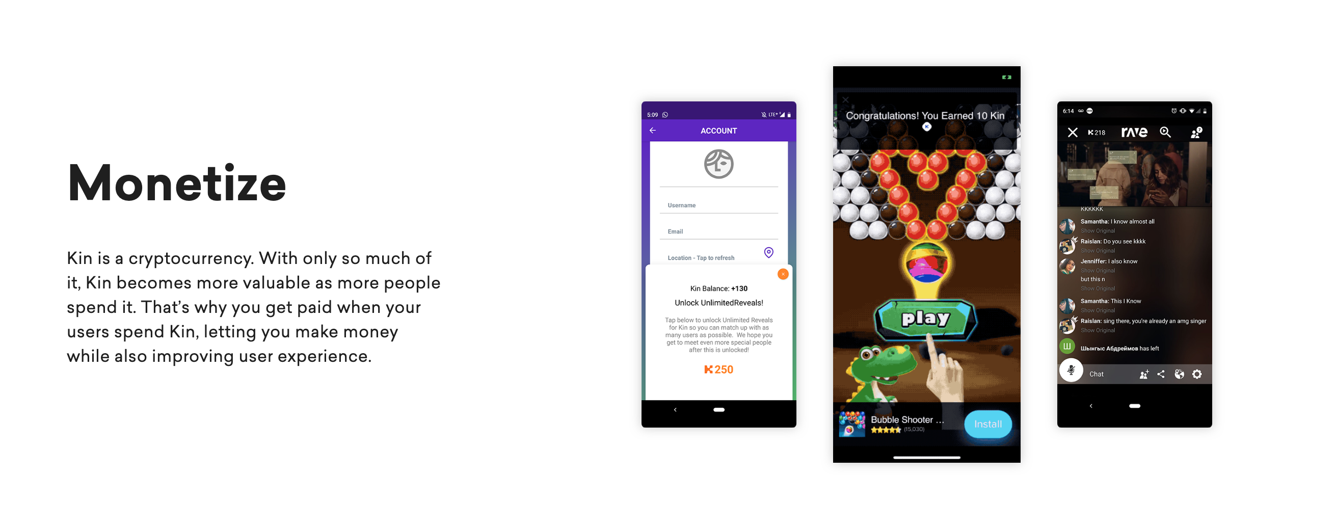 Kin Feature component screenshot