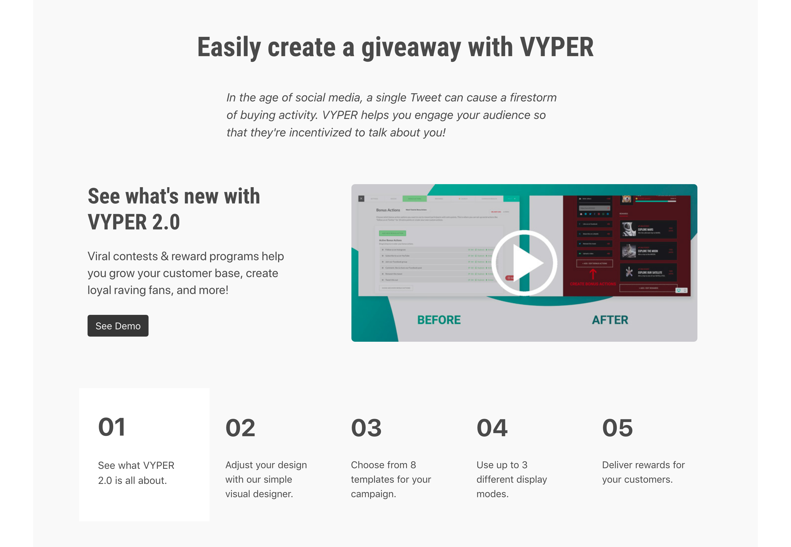 Vyper Steps component screenshot