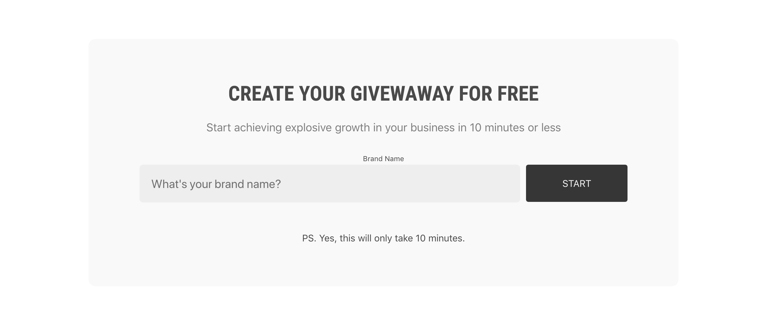 Vyper Signup component screenshot