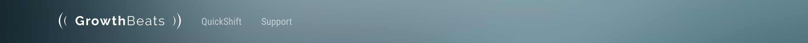 Growthbeats Header component screenshot