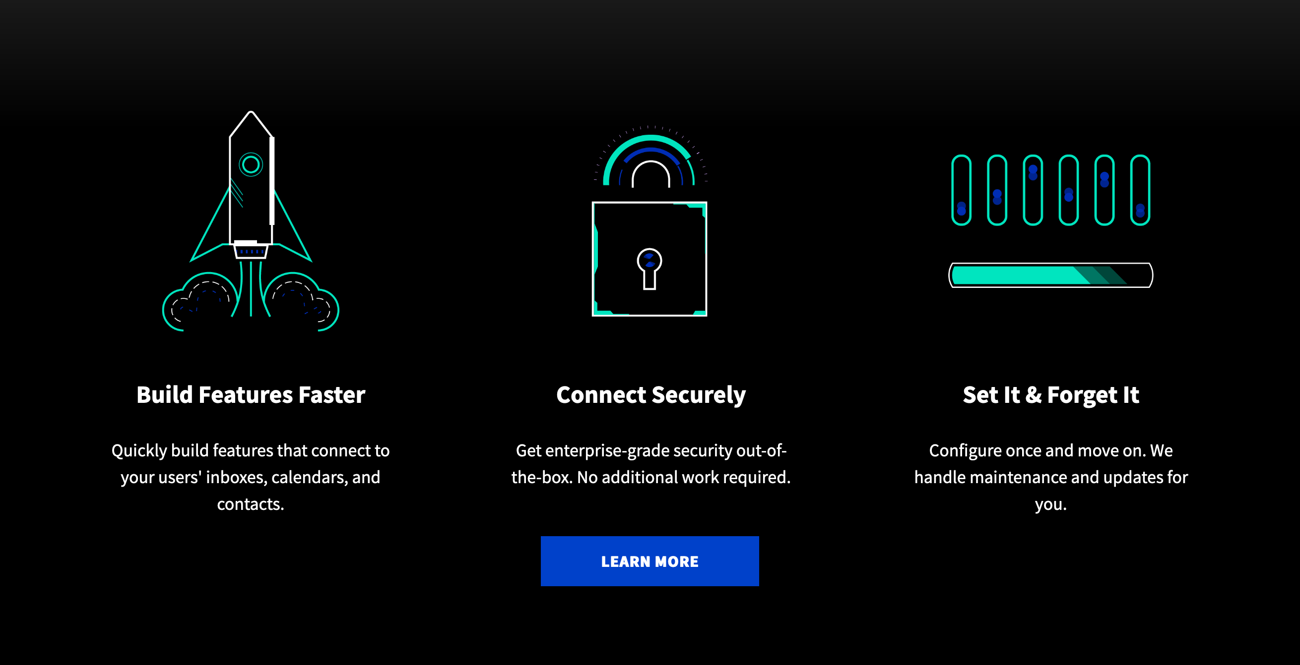 Nylas Feature component screenshot
