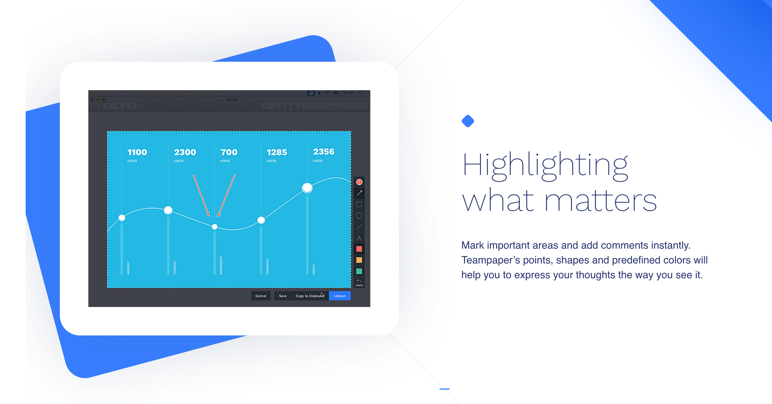 Teampaper Feature component screenshot