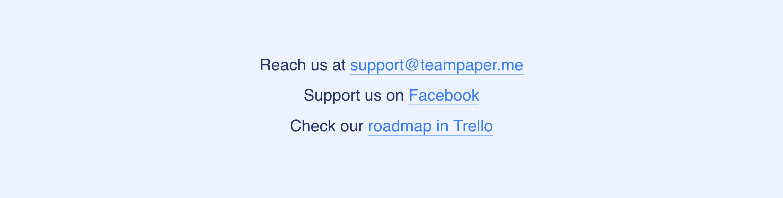 Teampaper Contact component screenshot