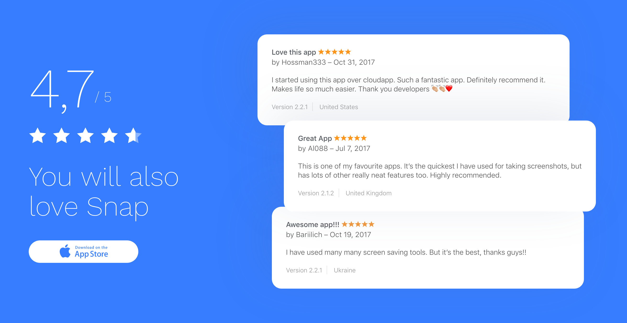Teampaper Testimonial component screenshot