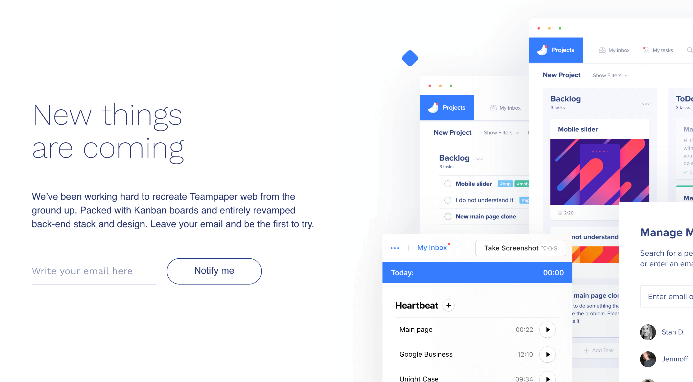 Teampaper Feature component screenshot