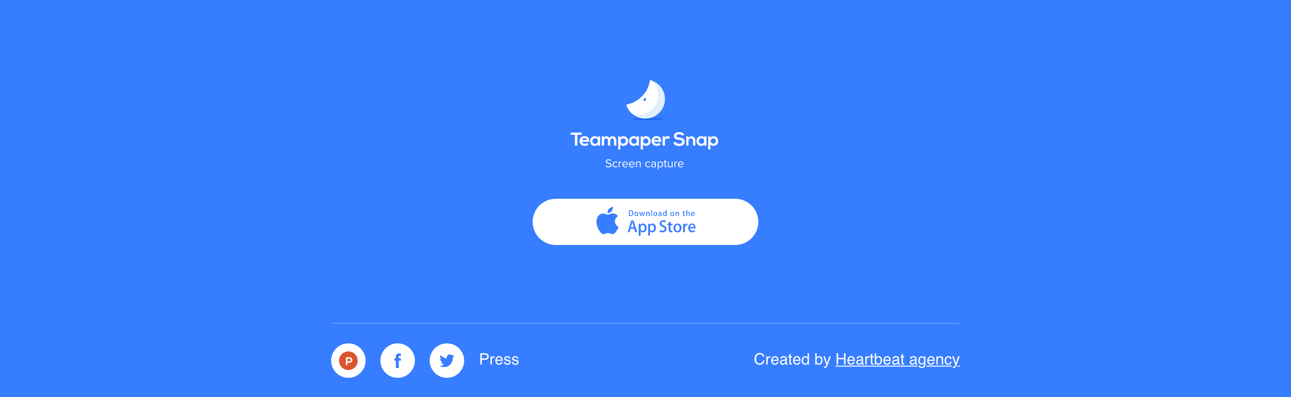 Teampaper Call To Action component screenshot