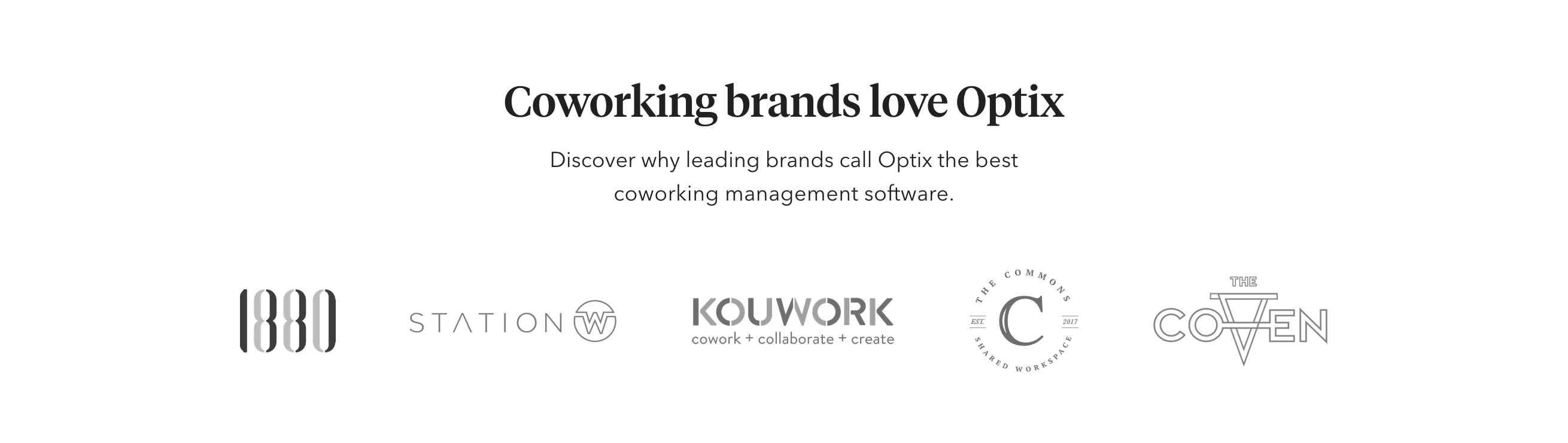 Optixapp Logo Cloud component screenshot
