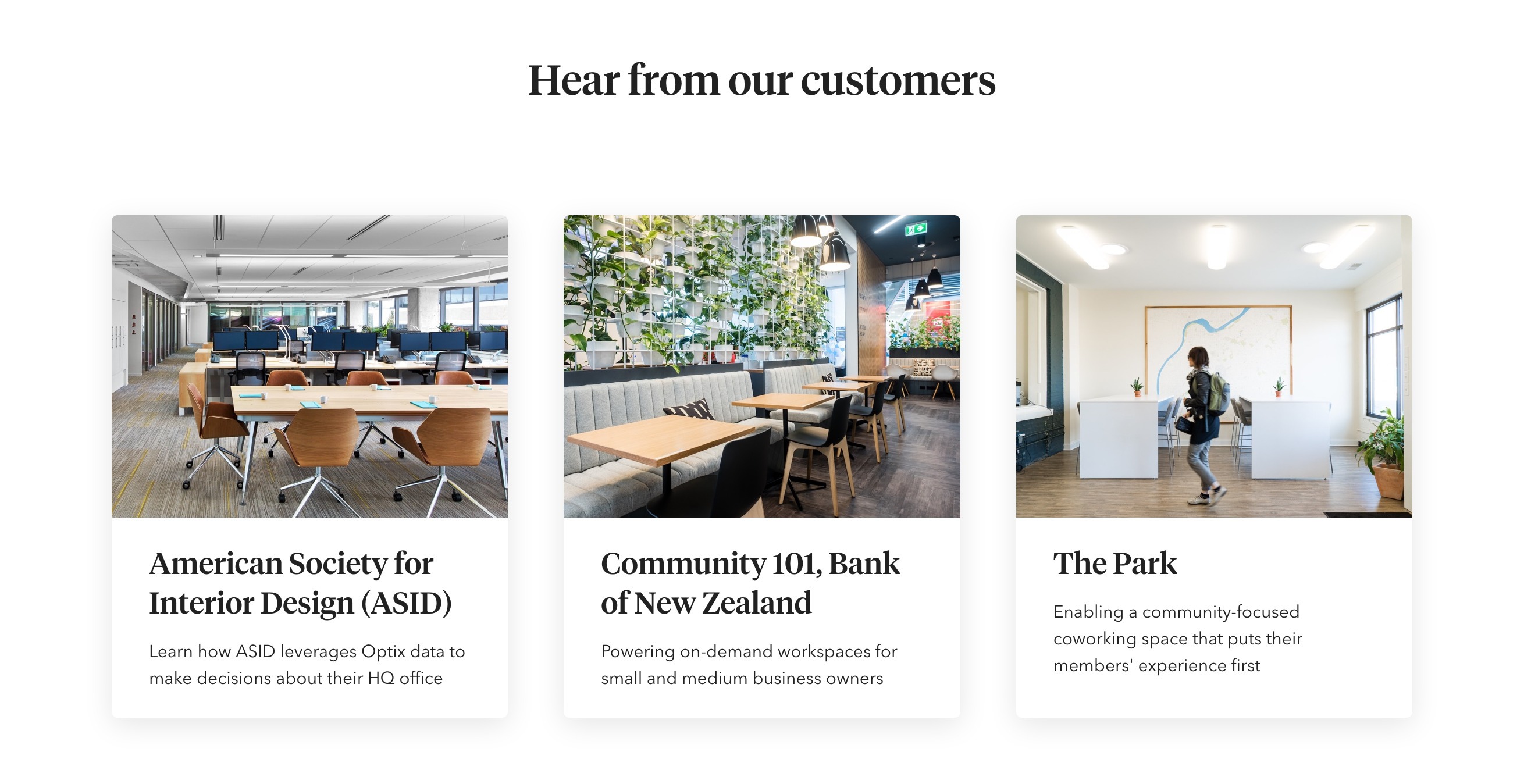Optixapp Casestudies component screenshot
