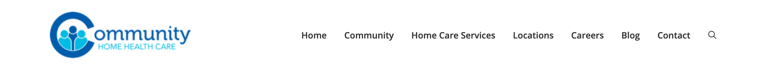 Commhealthcare Header component screenshot