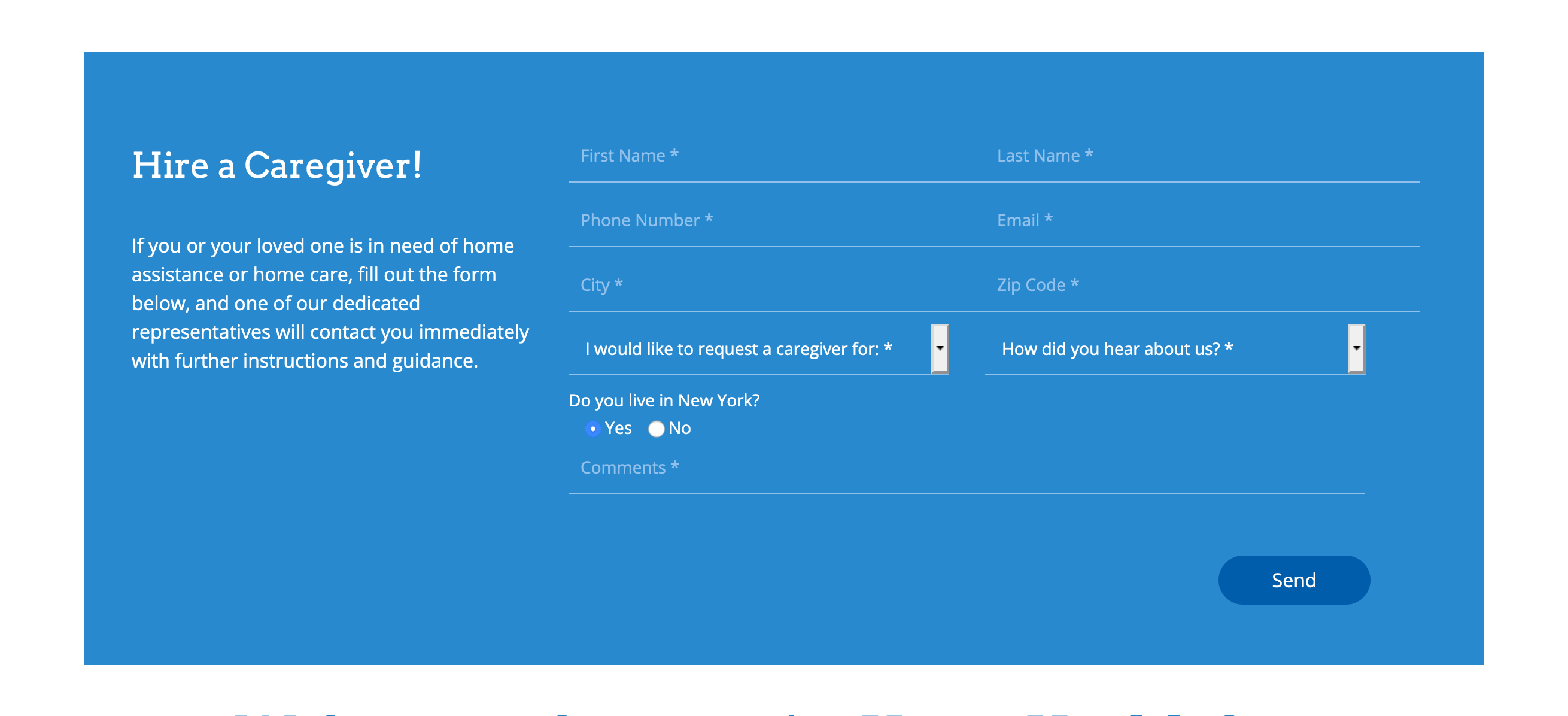 Commhealthcare Contact component screenshot
