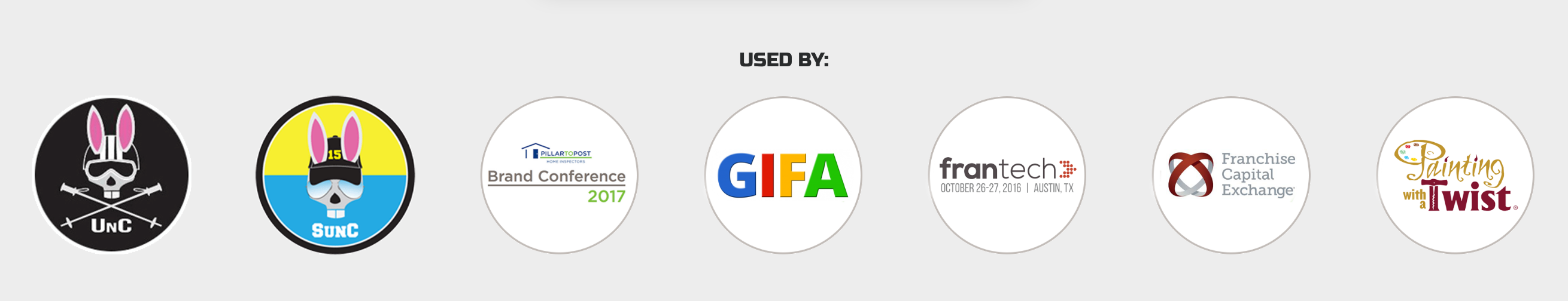 OurEvent Logo Cloud component screenshot