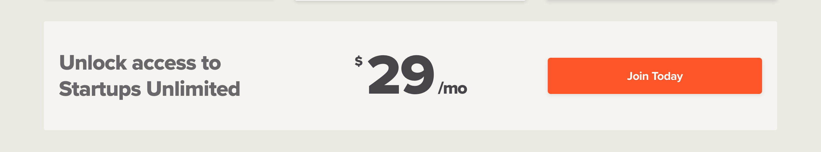 Bizplan Pricing component screenshot