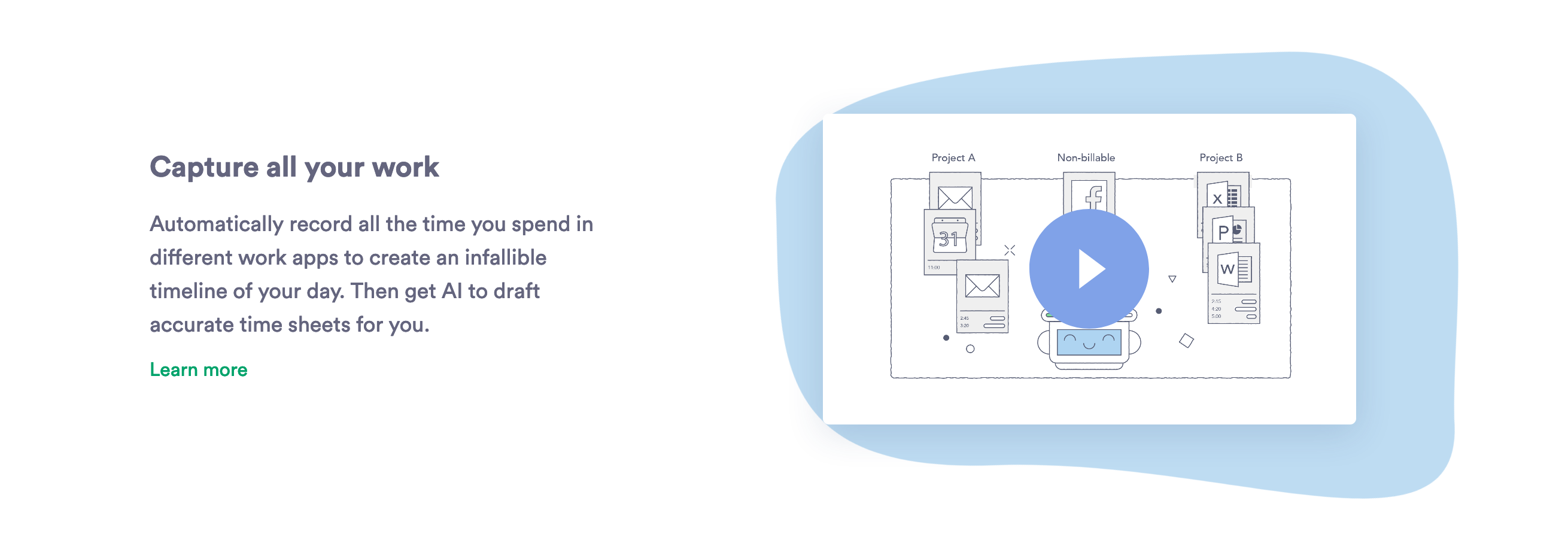 Timely Feature component screenshot