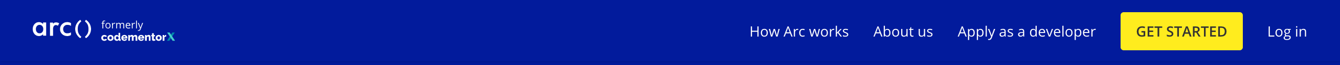 Codementor Header component screenshot