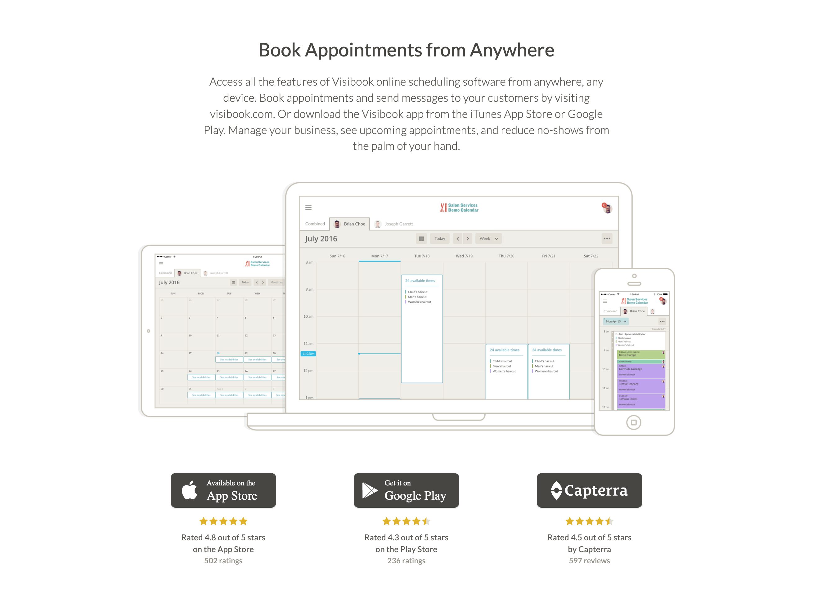 Visibook Awards component screenshot