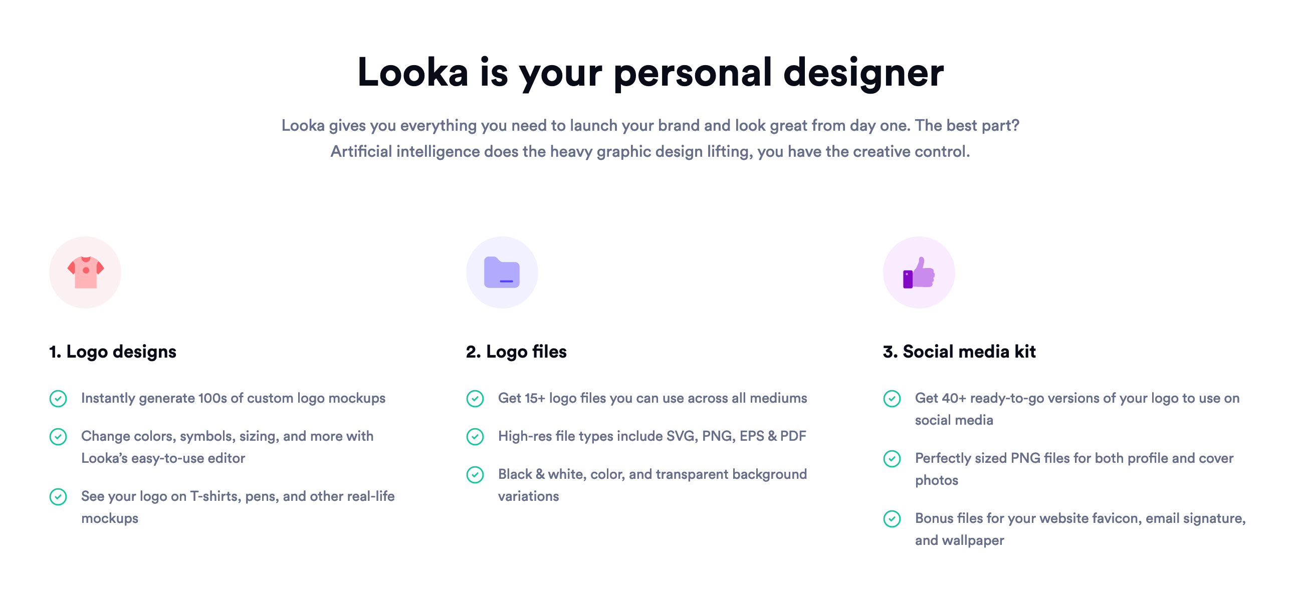 Logojoy Feature component screenshot