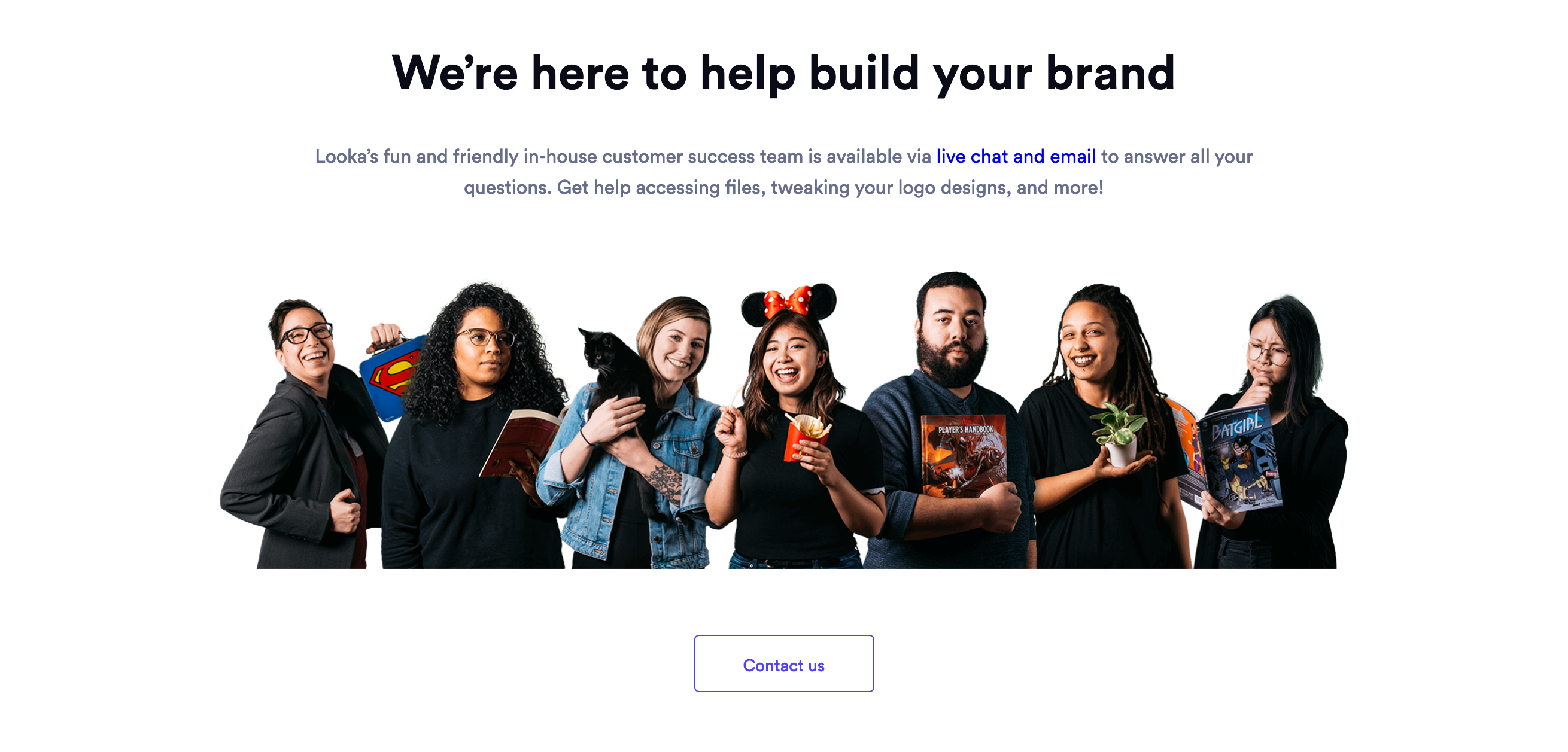 Logojoy Team component screenshot