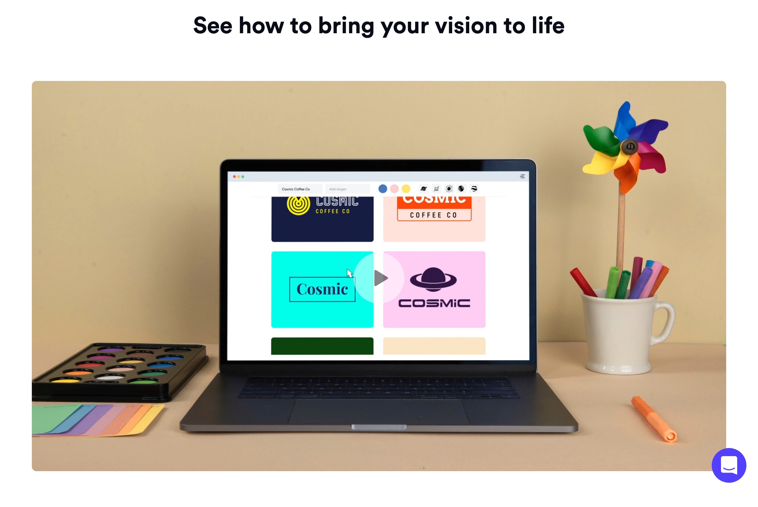 Logojoy Demo component screenshot