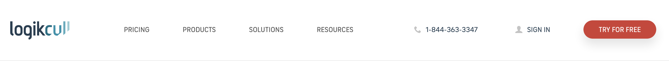 Logikcull Header component screenshot