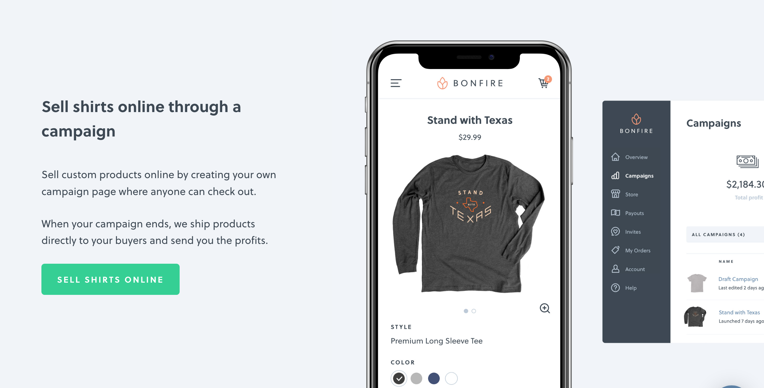 Bonfire Feature component screenshot