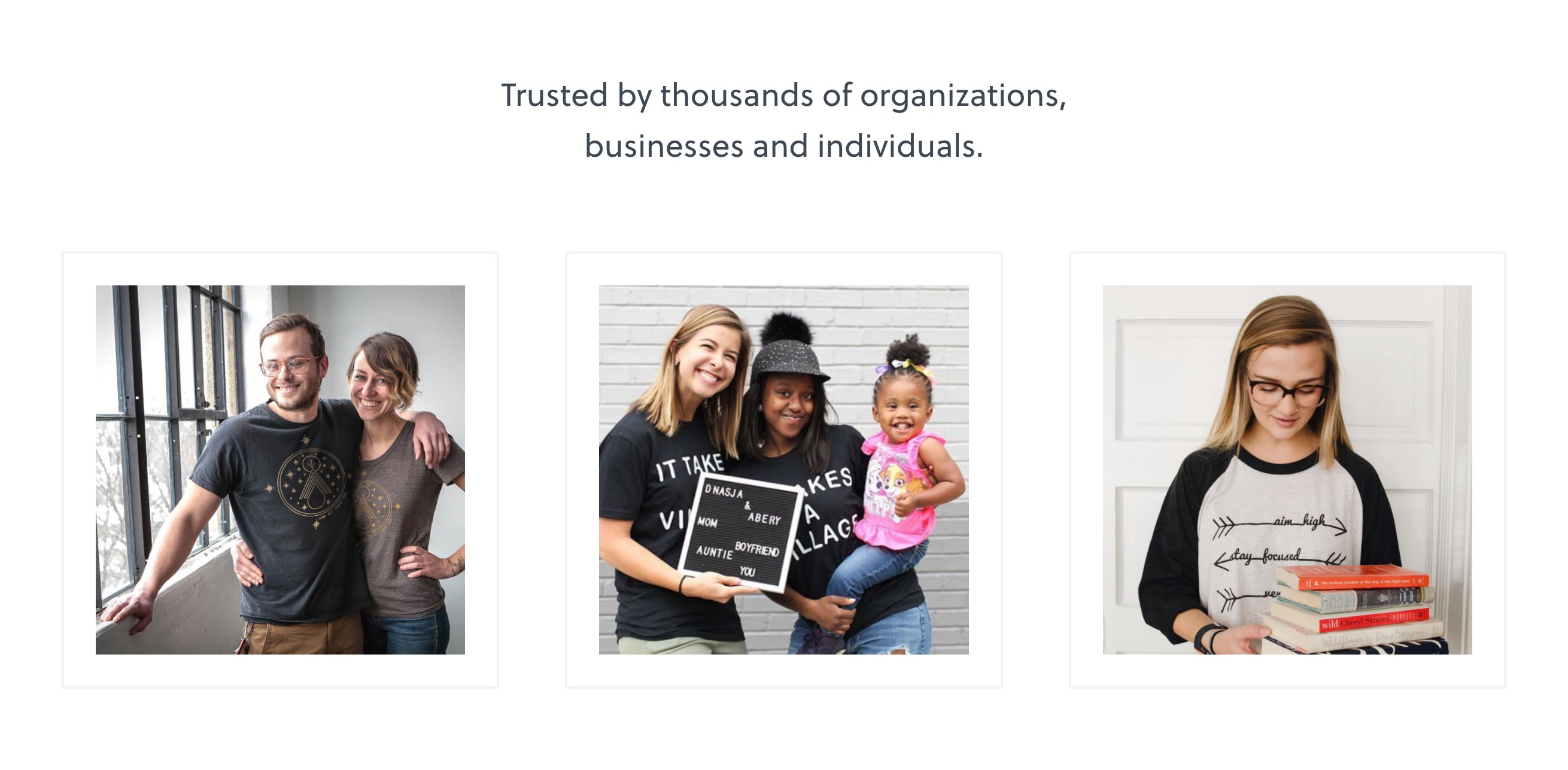 Bonfire Testimonial component screenshot