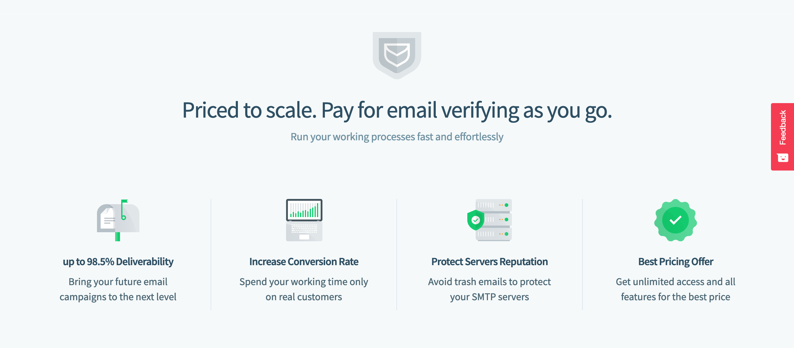 Proofy Feature component screenshot